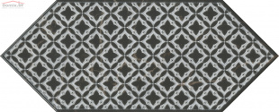 Плитка Kerama Marazzi Келуш черно белый 1 декор (14х34) арт. HGD\A480\35006